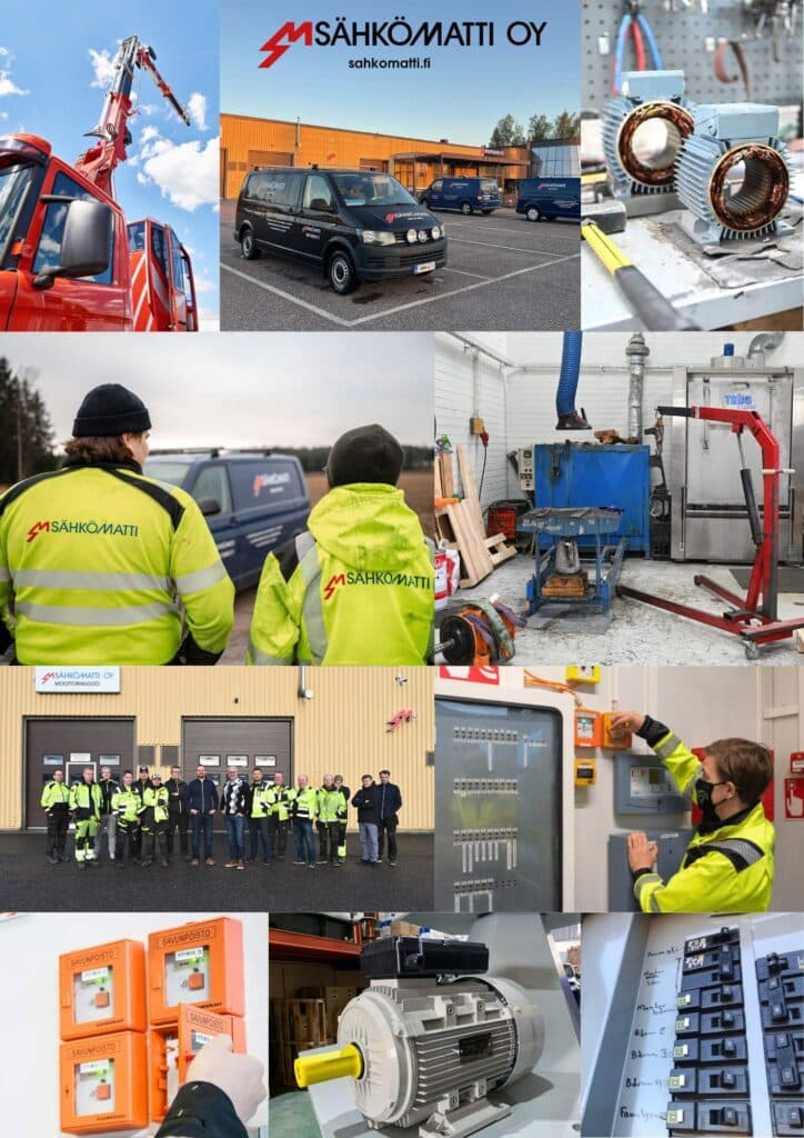 lämpökuvaus sähköasennus moottorihuolto nosturi sähköasentaja